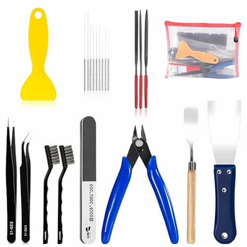 3D PRINTER TOOL KIT 22 ELEMENTS GRINDING STEEL FOR HOBBYISTS