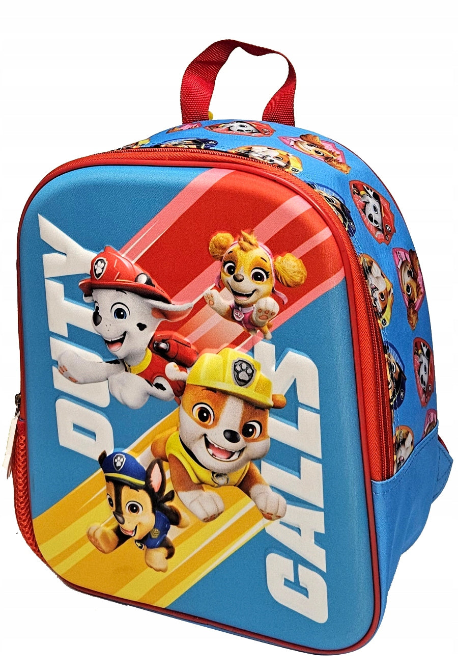 3D preschool backpack for trips Paw Patrol Boy rigid front 29x24x8cm