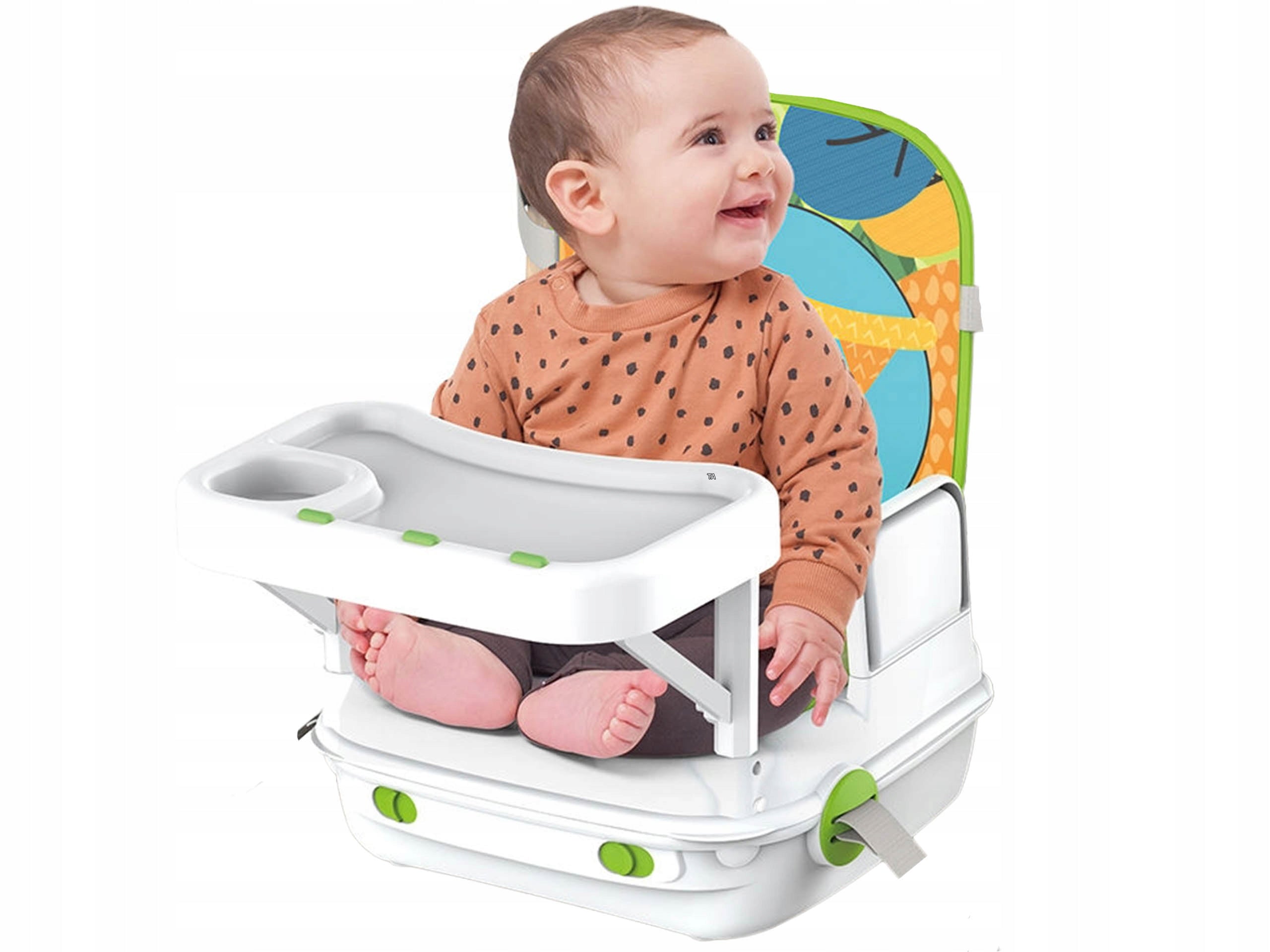 3IN1 HQ MOBILE HIGH CHAIR TABLE FOR FEEDING AND PLAYING TABLE SQUARE TOYS