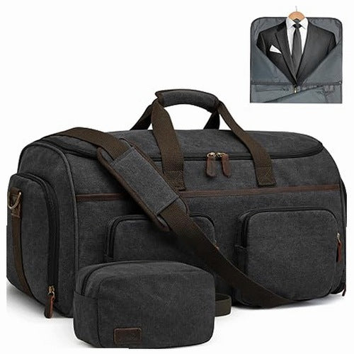 3IN1 MEN'S CLOTHES TRAVEL BAG SUIT CANVAS SHOES FOR HOME