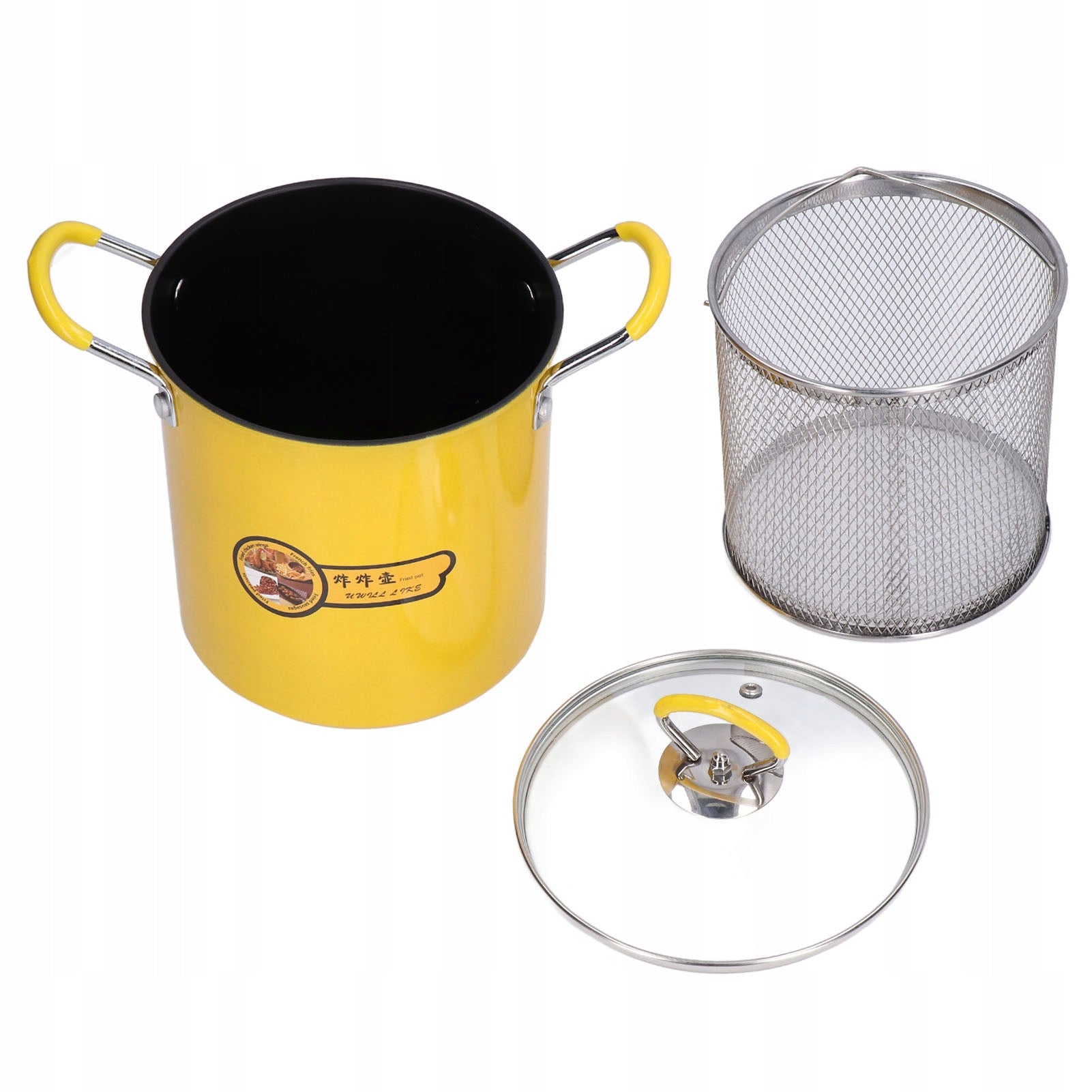 3L Mini Fryer Japanese Stainless Steel Frying Pot with Brand no brand