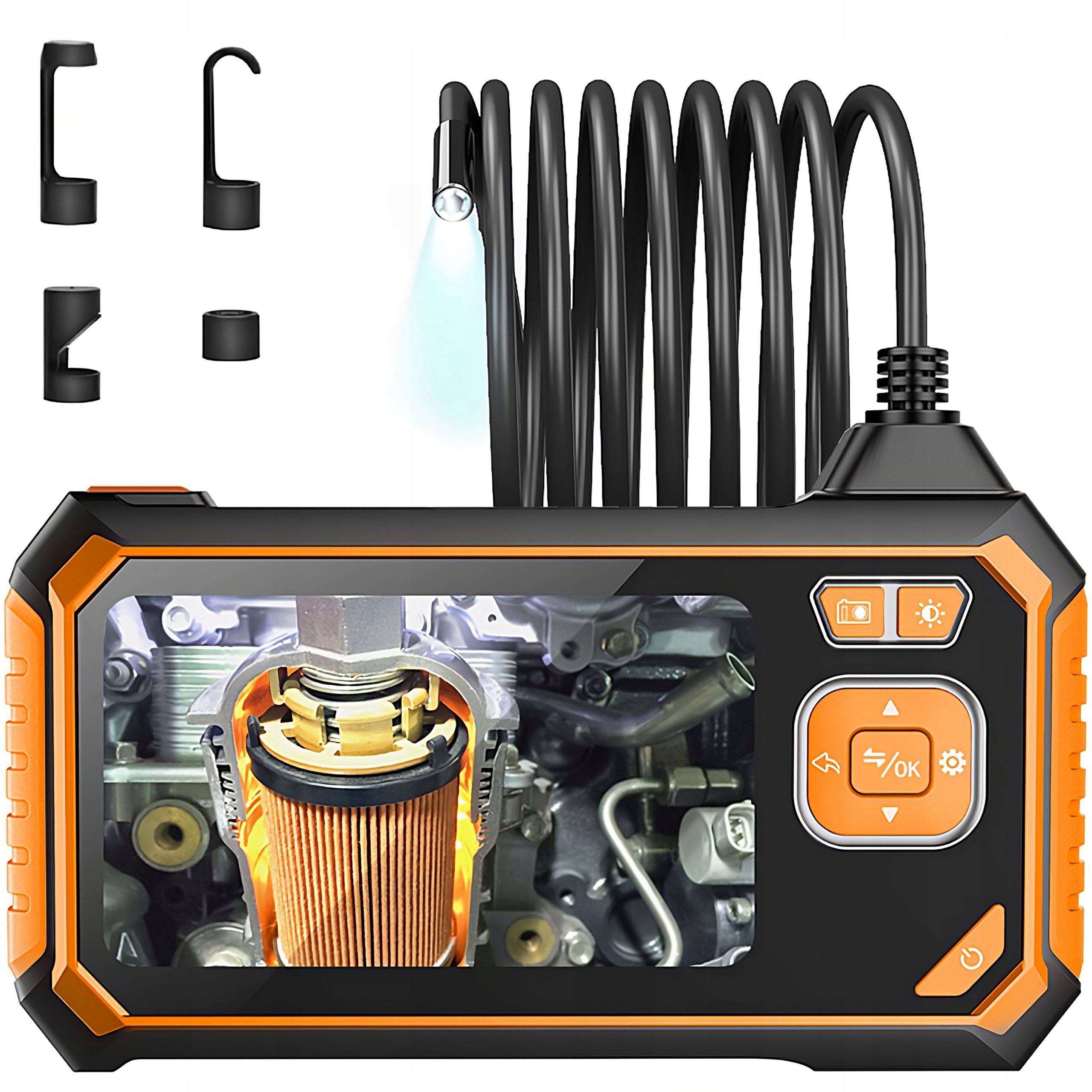 3M LCD HD 4,3" 8MM FULL HD 360° MICRO SD 64GB ENDOSCOPE INSPECTION CAMERA Manufacturer code E692