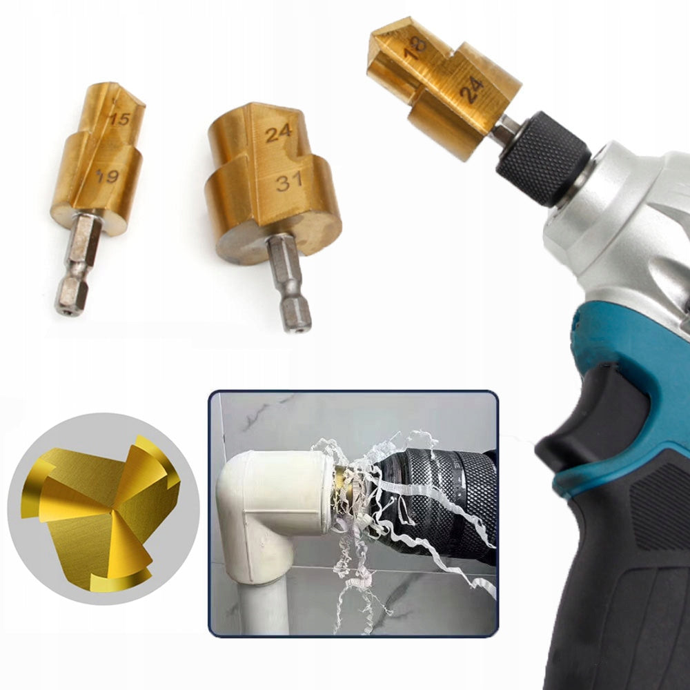 3PCS PPR PIPE DRILL UNIVERSAL FOR ELECTRIC WRENCHES EASY Manufacturer code ROZWIERTAKI DO RUR PE 3szt