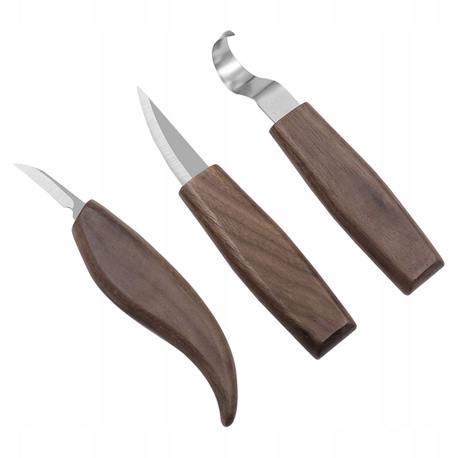 3Pcs Professional Whittling Wood Kit Woodworking Cutter Hand Tool Crafts