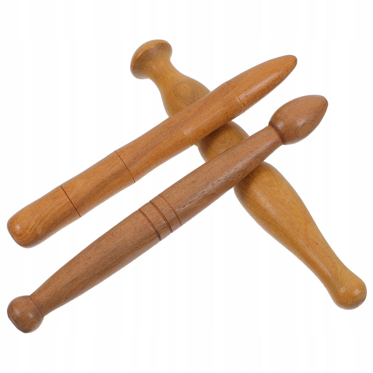3Pcs Wooden Acupressure Massage Stick for Trigger Point Relief