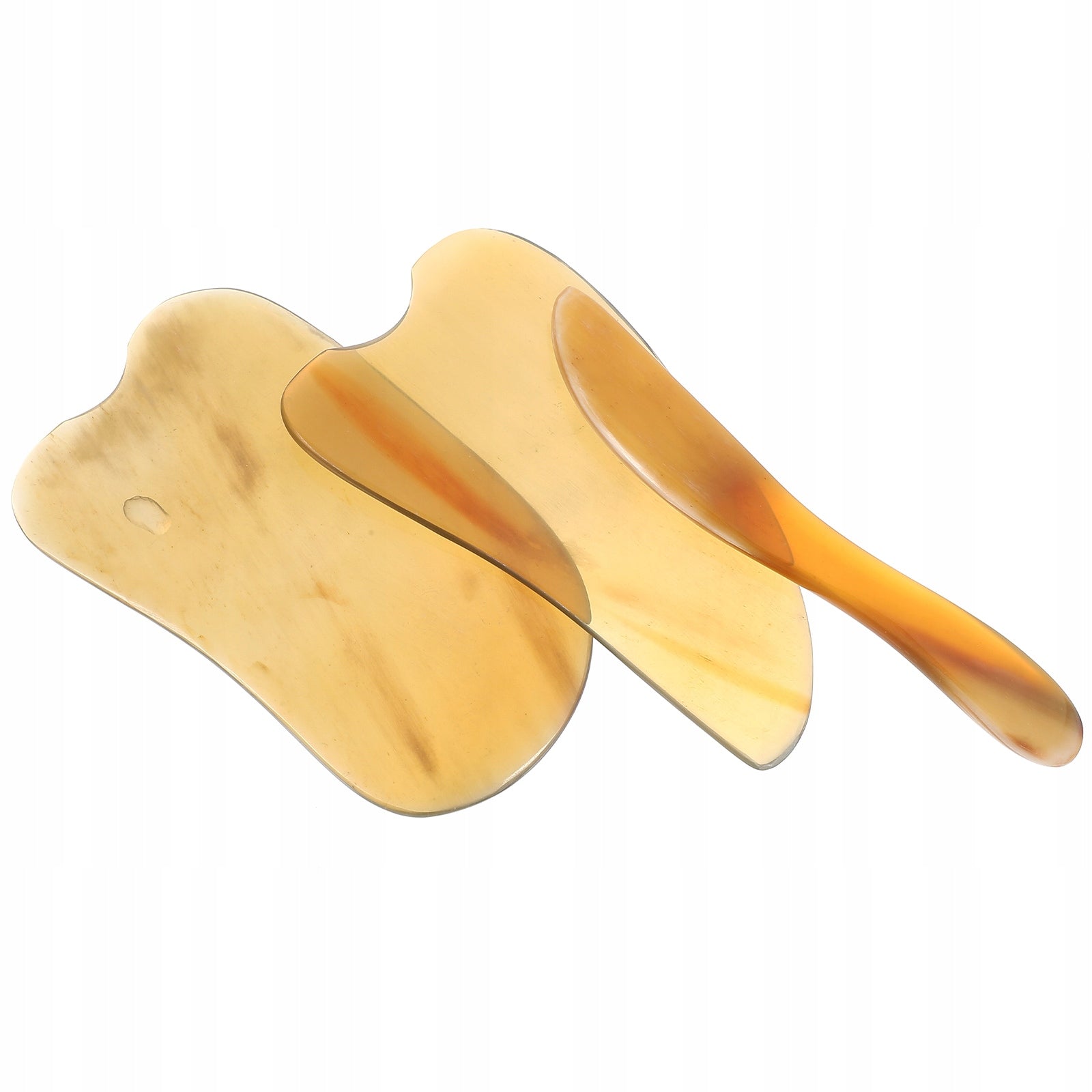 3SZT MASAŻERY GUA SHA Z ROGU WOŁU, UNIWERSALNE KSZTAŁTY Manufacturer code 6574664