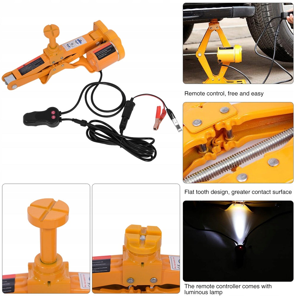 3T 12V DC Automotive Car Electric Jack Lifting SUV Van Garage and Emergency EAN (GTIN) 9344428100807