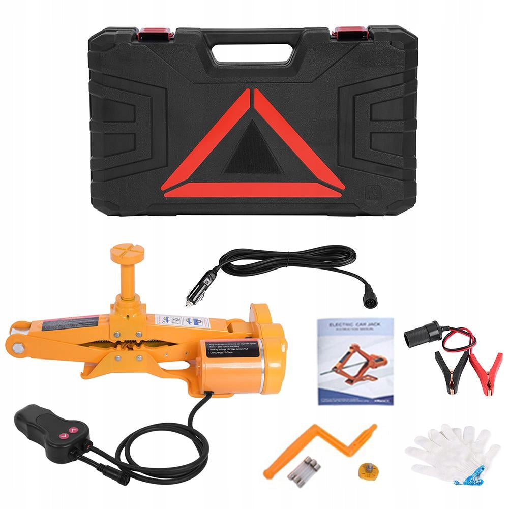 3T 12V DC Automotive Car Electric Jack Lifting SUV Van Garage and Emergency