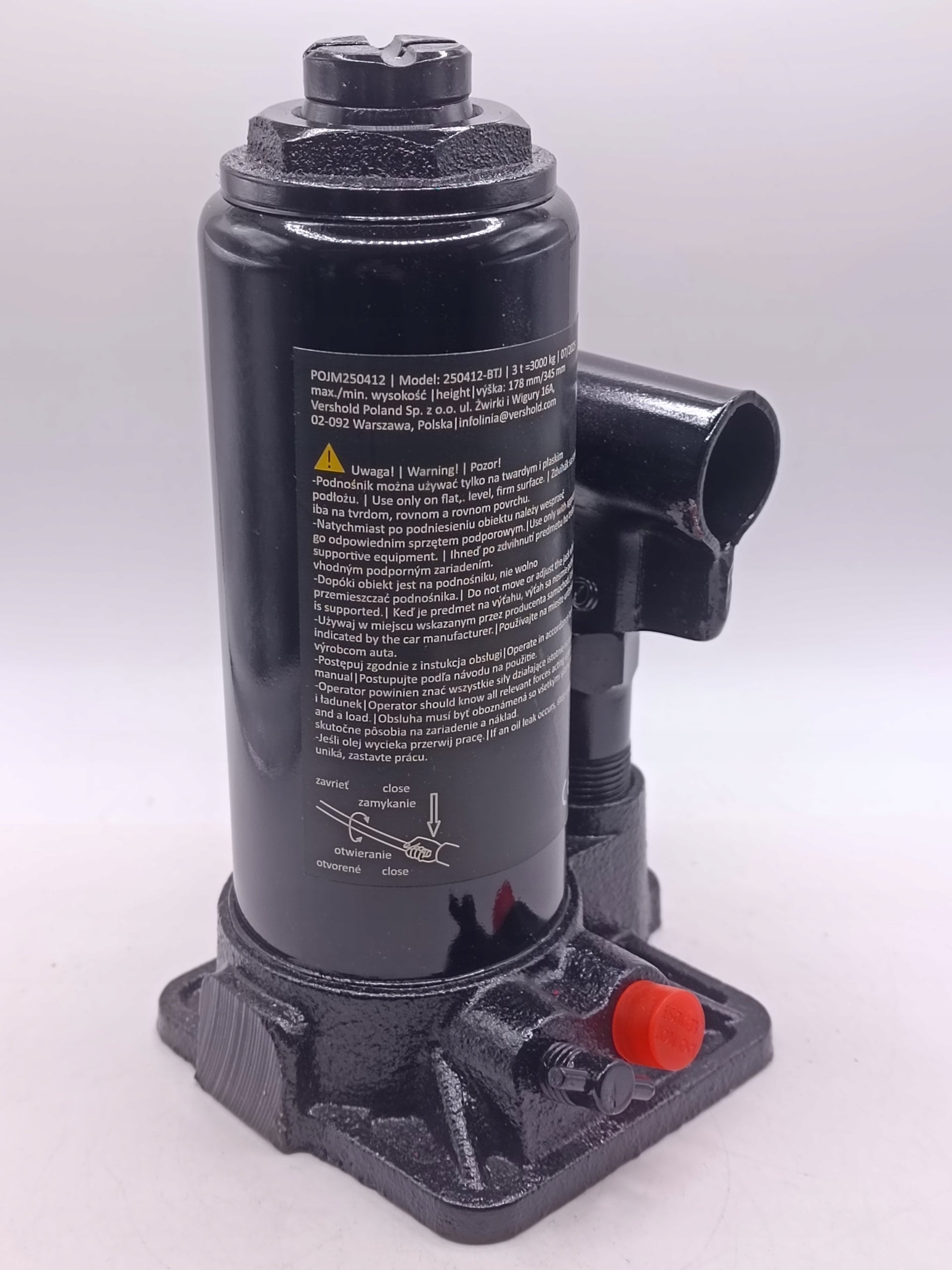 3T 3000KG BOLLARD HYDRAULIC LIFT FOR ALL CARS Manufacturer code ABCDE