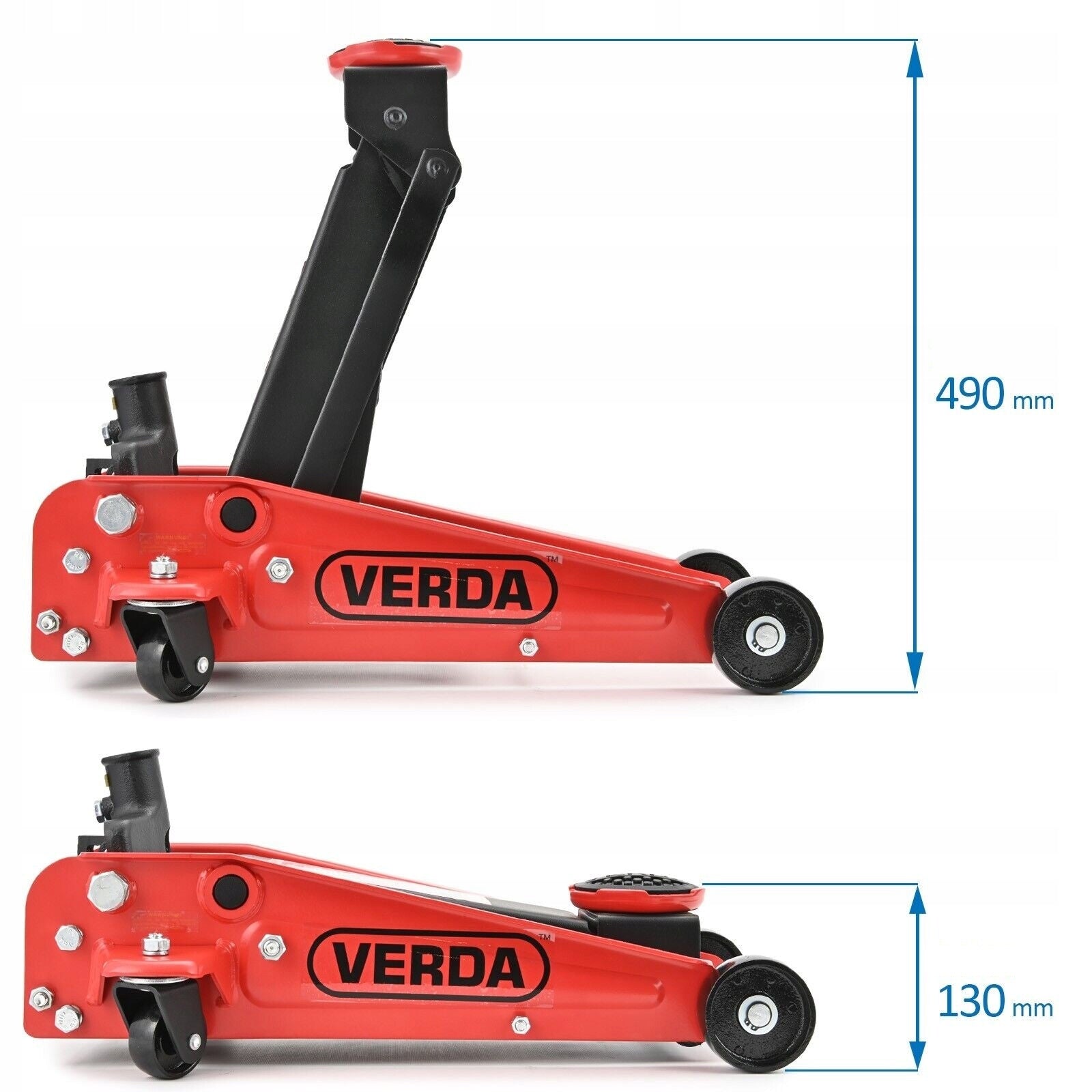 3T CAR LIFT FROG LOW PROFILE HYDRAULIC JACK 130-490mm Manufacturer code SN3027