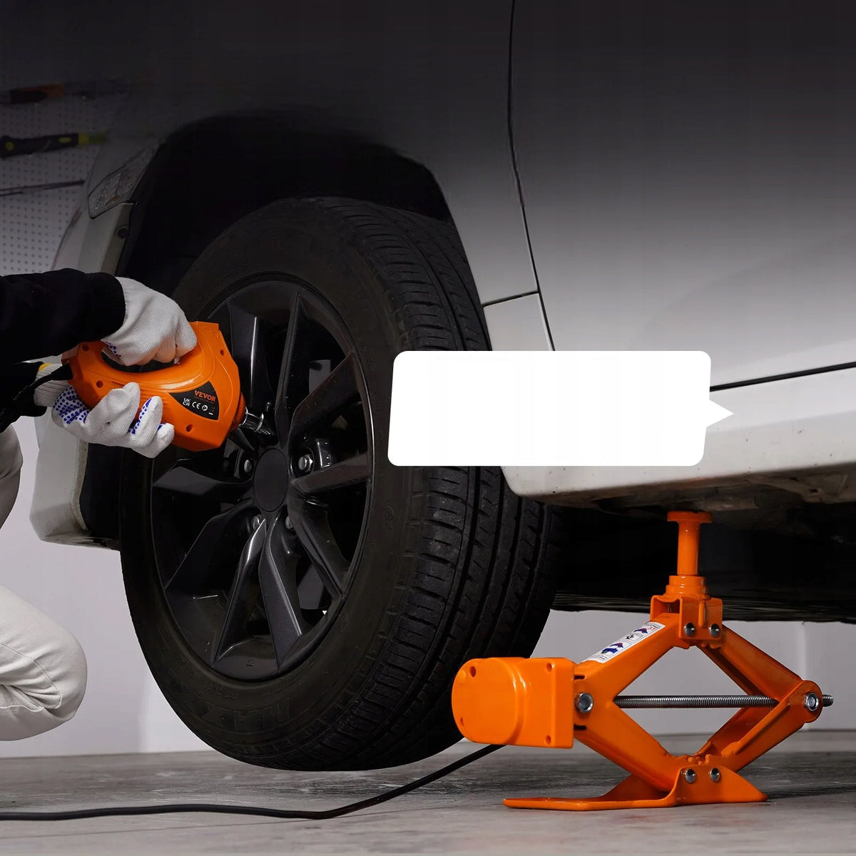 3T Car Electric Scissor Wheel Replacement Lift with Impact Wrench Manufacturer code 5907021473286