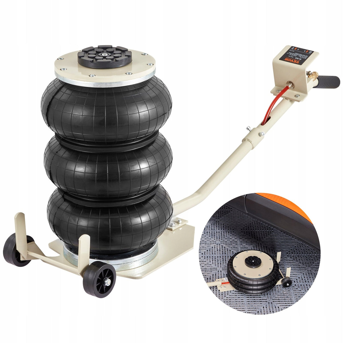 3T Car PNEUMATIC LIFT Triple Workshop Pillow