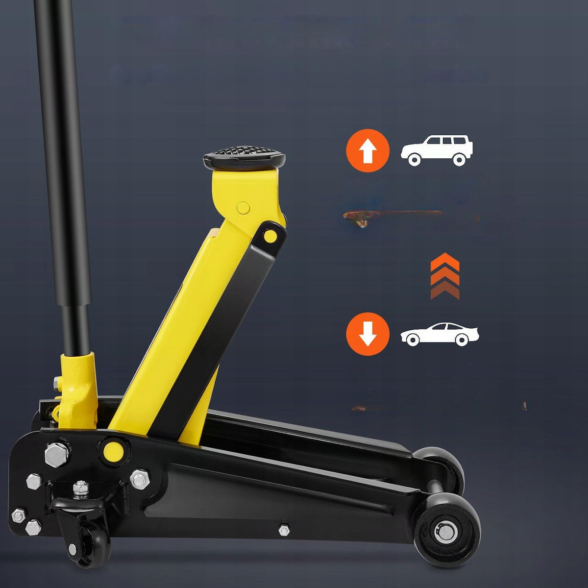 3T Low Profile Steel Hydraulic Lift For Workshop Minimum lifting height 130 mm