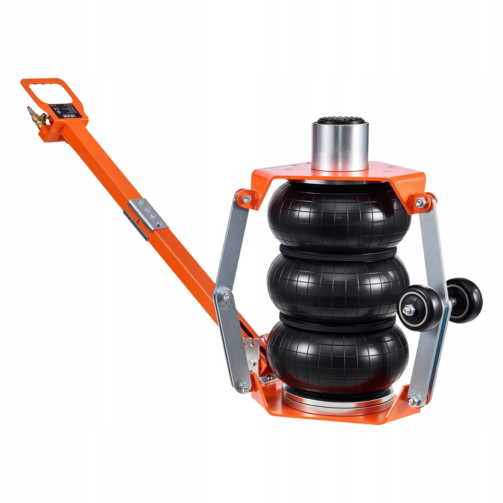 3T Pneumatic Load Capacity Lift With Triple Pneumatic Suspension Maximum lifting height 470 mm