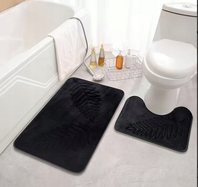3X BATHROOM RUG SET Non-slip Bathroom Rug Set Product width 50 cm