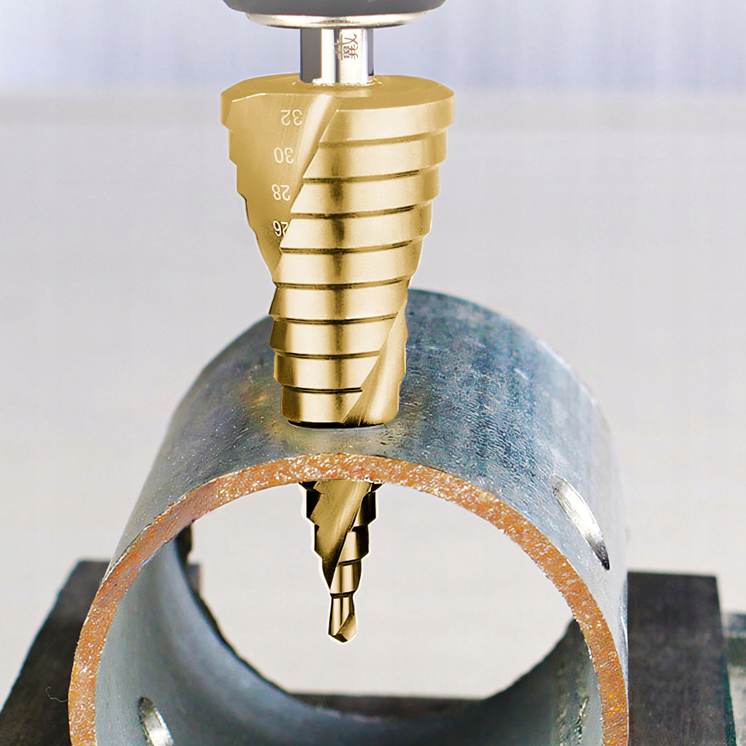3X CONICAL STEP CHRISTMAS TREE DRILL BIT FOR METAL SHEET METAL 4-32MM HSS SET Brand RETOO
