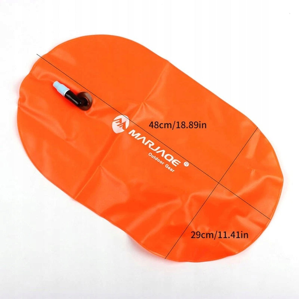 3X SAFETY BUOY INFLATABLE SWIMMING BUOY DRY POCKET FOR adult children Length 48 cm