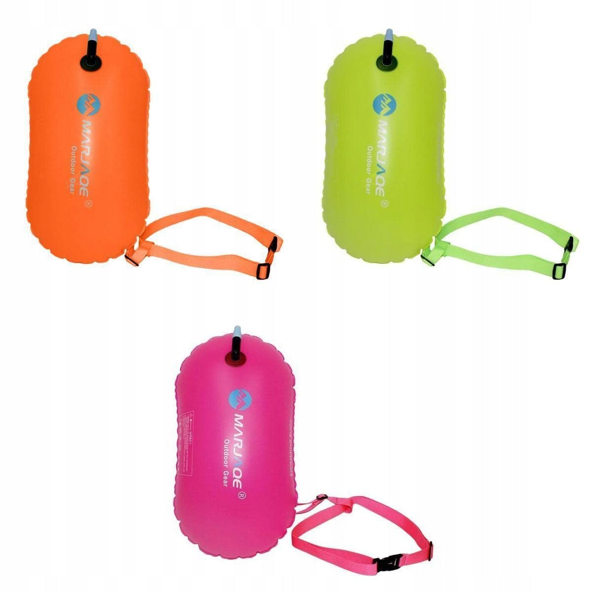 3X SAFETY BUOY INFLATABLE SWIMMING BUOY DRY POCKET FOR adult children