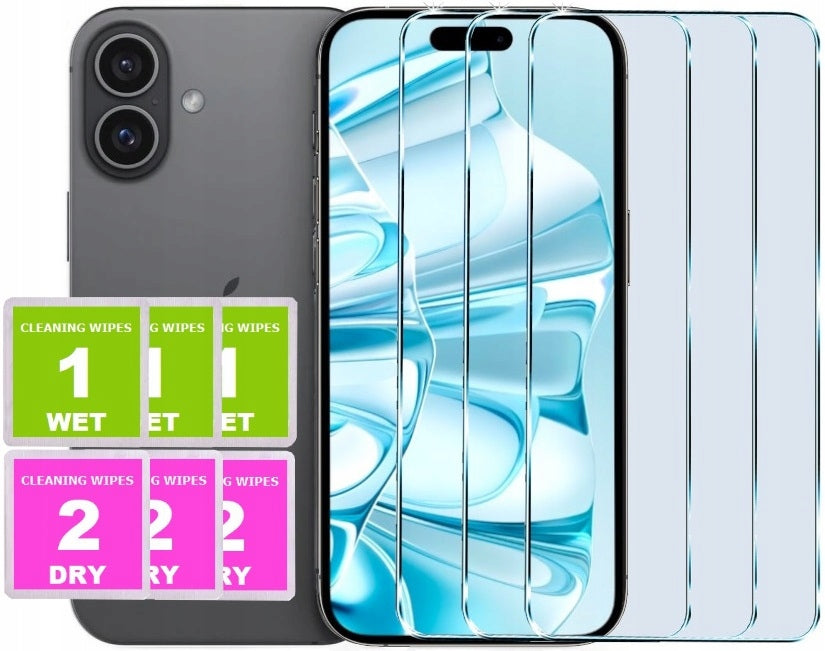3X TEMPERED GLASS 9H FAST PROTECTIVE DISPLAY FOR APPLE iPHONE 16