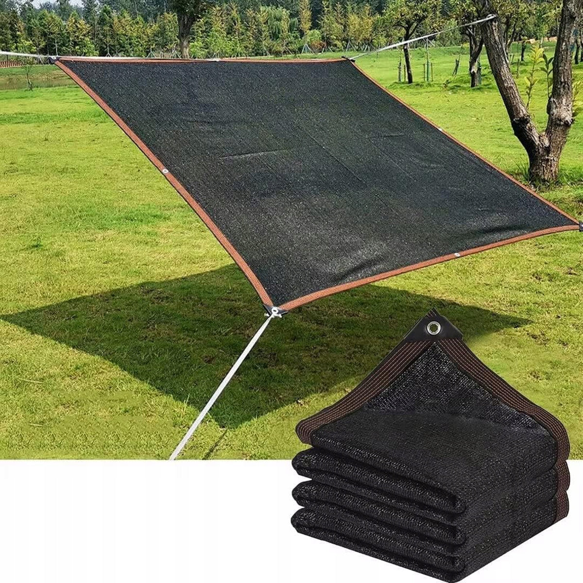 3X4M SHADING MESH FOR GARDEN SHADING MESH WITH EYELETS OUTSIDE Length 4 m