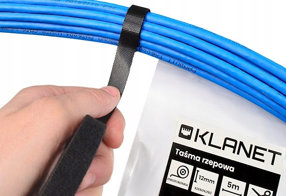 Kabelių tvarkymo juosta VELCRO, 2 m, reguliuojama