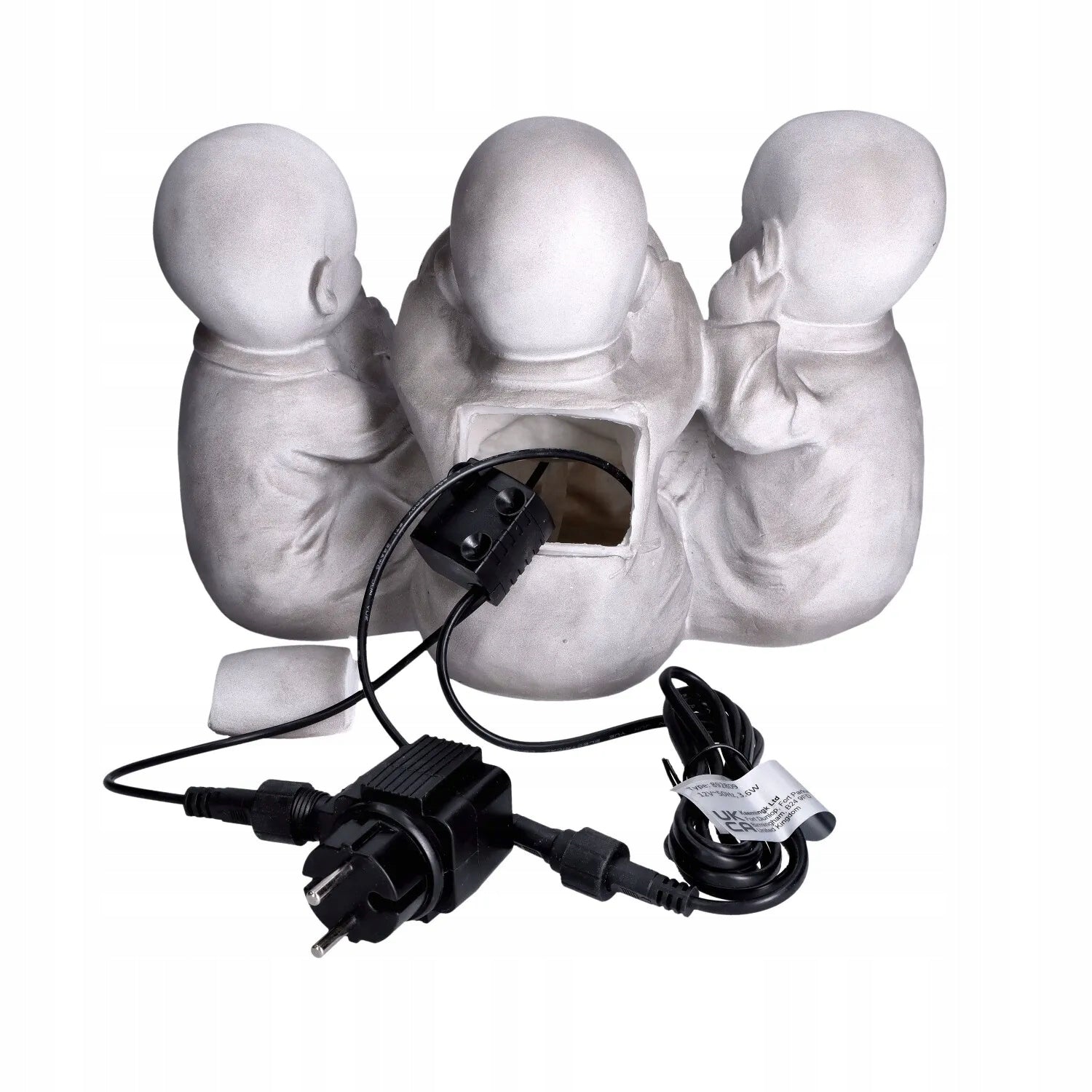 Home Fountain Led Buddha 3pcs 32cm Room Small