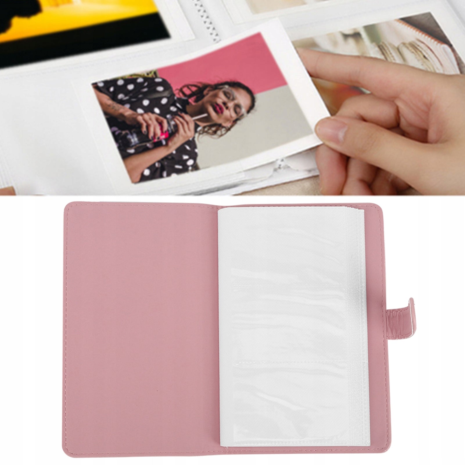 3in 96 Pockets Pu Universal Photo Album Cardcase Bank Card Storage N7