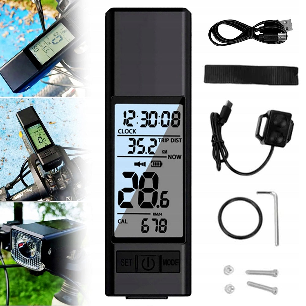 3in1 BICYCLE LIGHT LED LIGHTING FOR BICYCLE HORN BELL COUNTER PILOT Manufacturer code 6905247543355