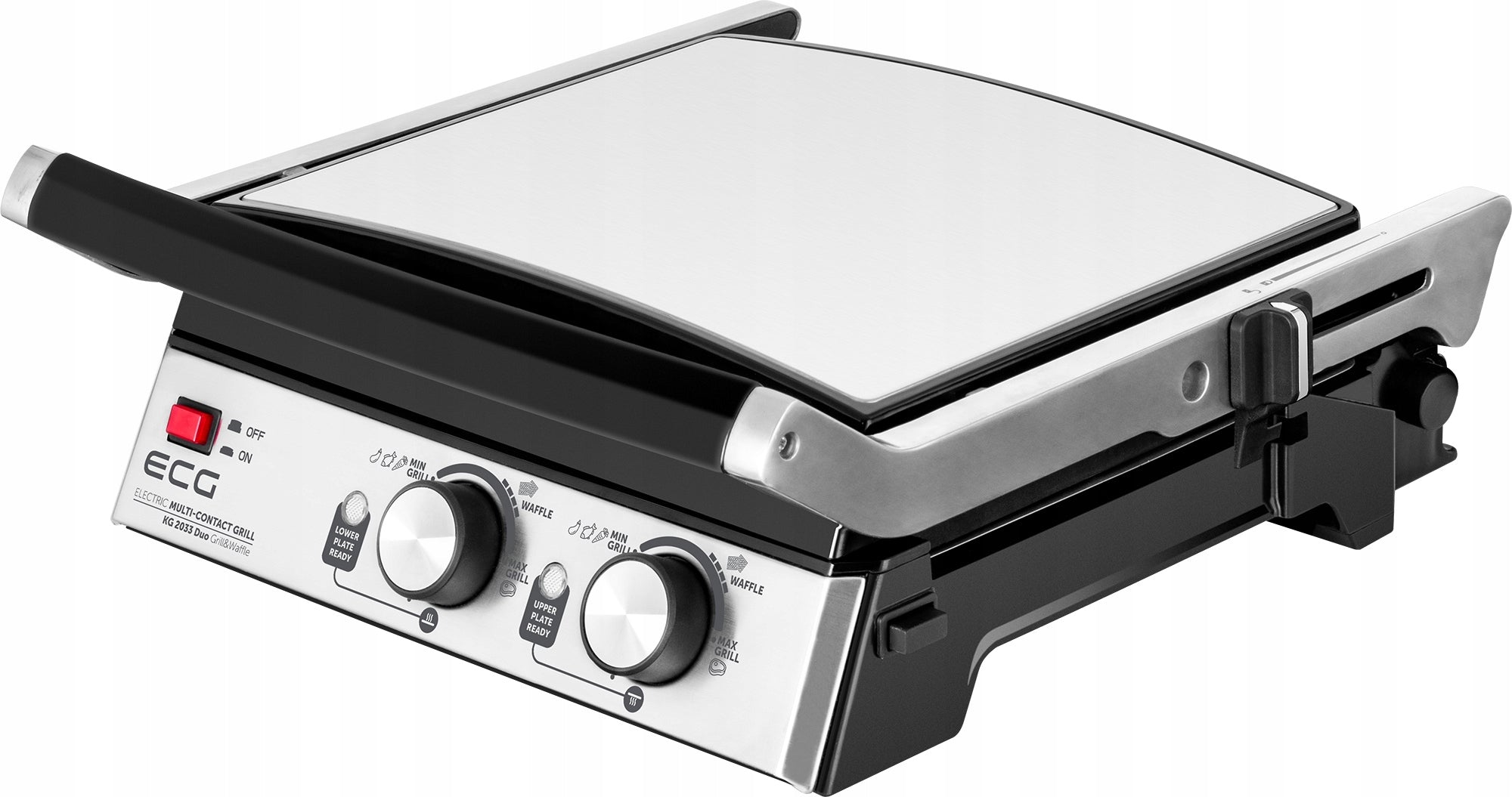 3in1 ELECTRIC GRILL ECG KG 2033 PANINI WAFFLE TOASTER BBQ SOLID 2000W Manufacturer code KG 2033