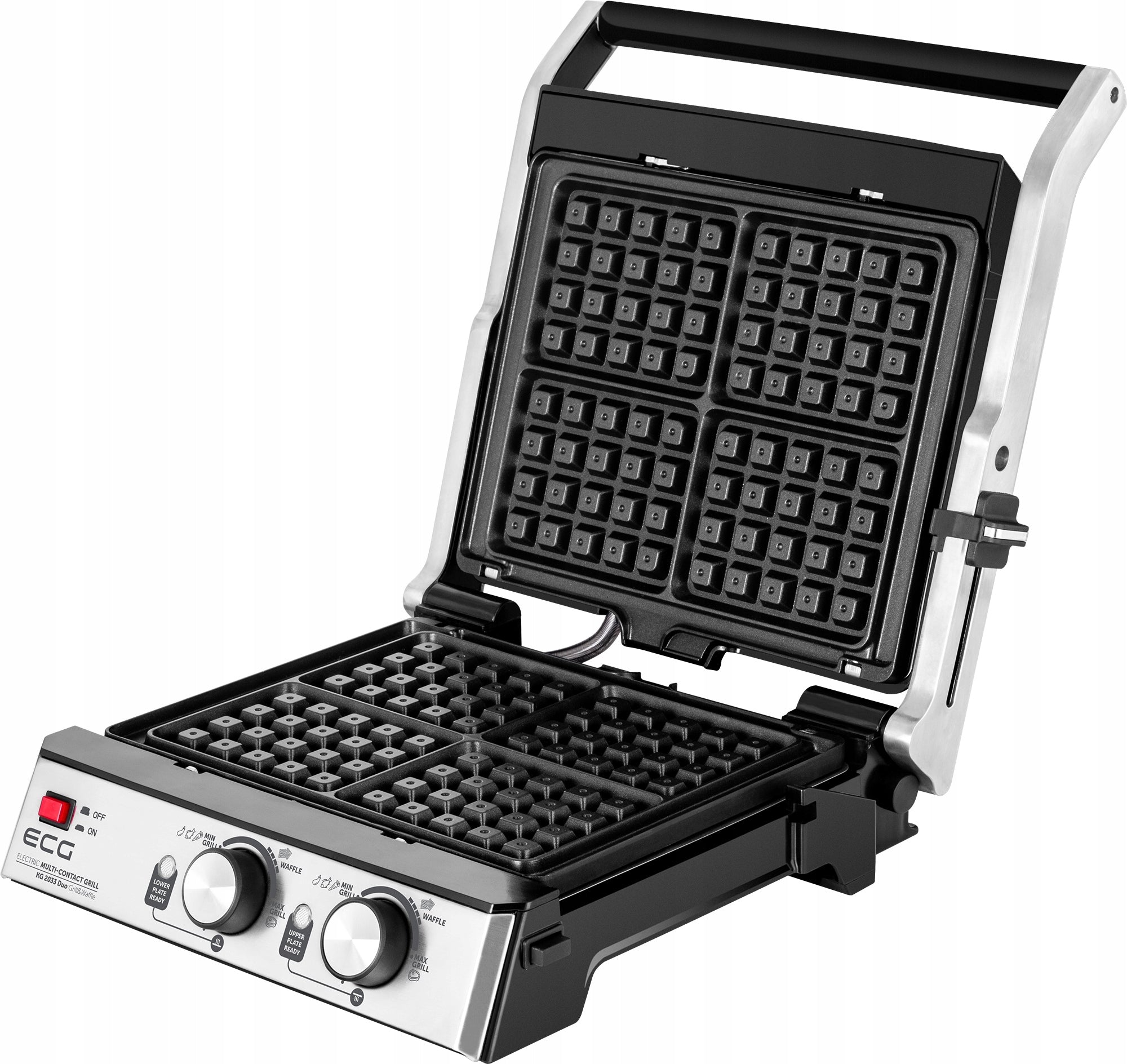 3in1 ELECTRIC GRILL ECG KG 2033 PANINI WAFFLE TOASTER BBQ SOLID 2000W Power rating 2000 W
