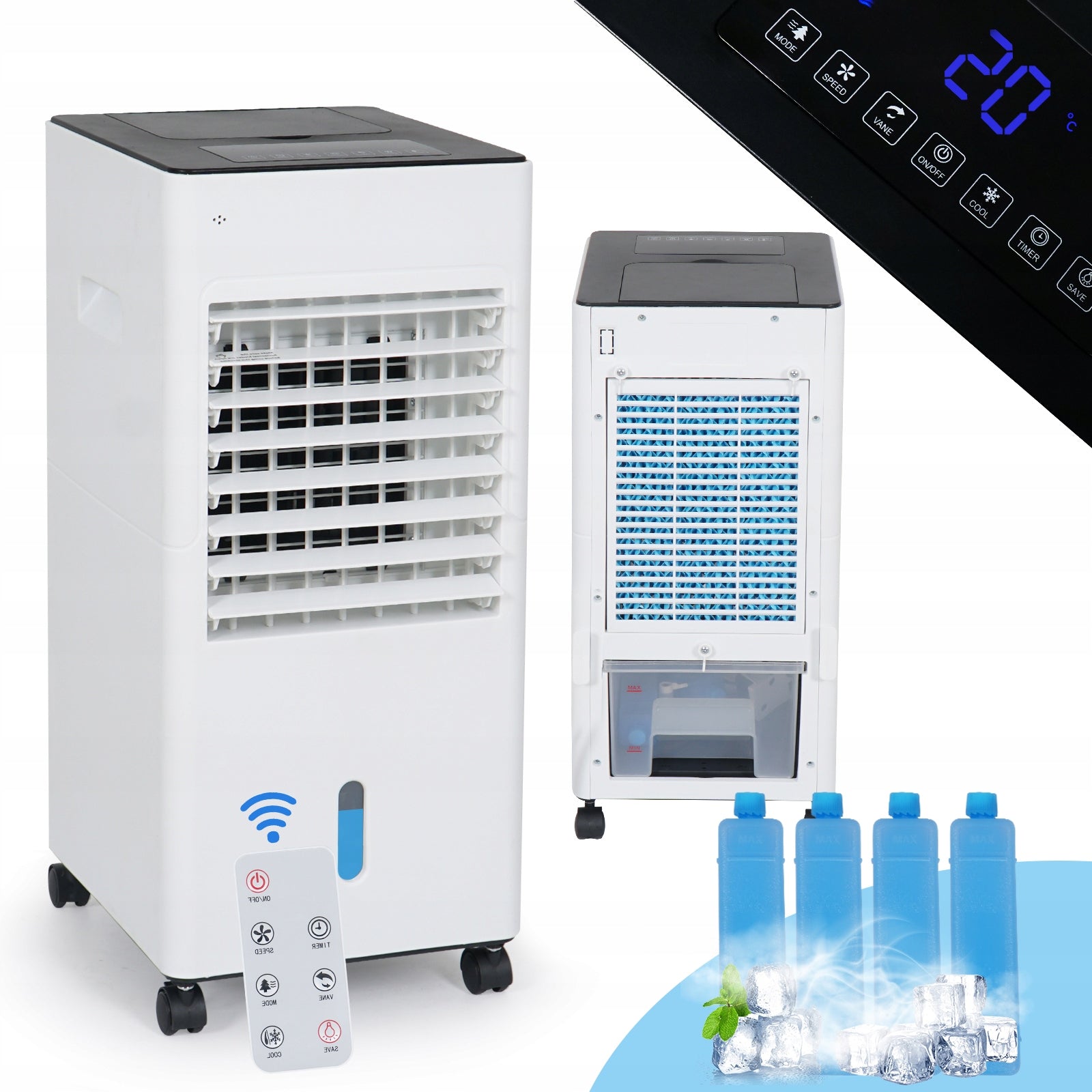 3in1 Evaporative Air Cooler 6L Air Conditioner Fan Remote Control