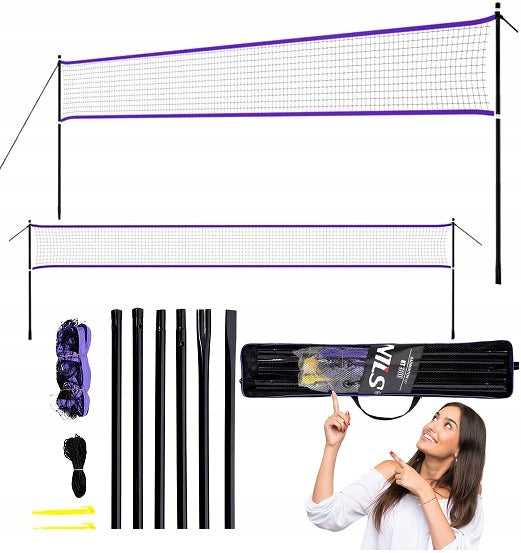 3in1 Frame + Mesh for Badminton Volleyball Tennis NILS Solid Strong Brand Nils