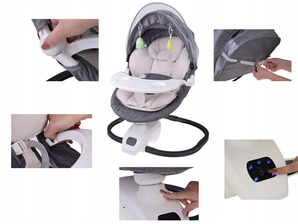 3in1 Highchair with Mosquito Net for Babies + Pilot ZA5822 Kind bouncer