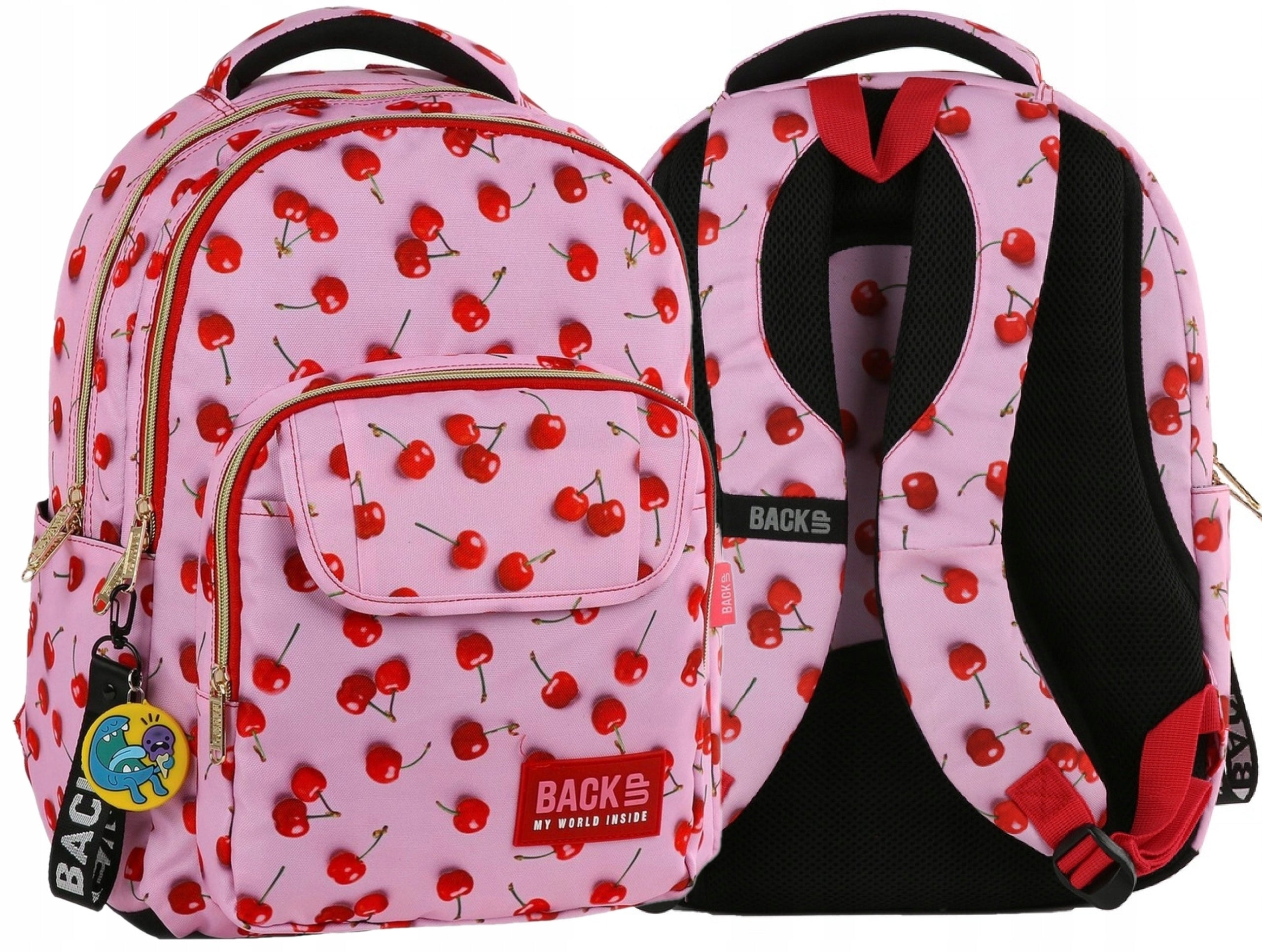 3in1 SCHOOL BACKPACK CHERRY BACKPACK FOR GIRLS CHERRY Manufacturer code PLB2L31