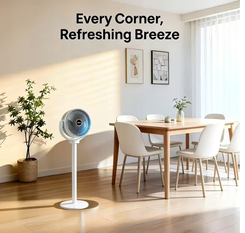 3in1 floor fan with adjustable height 5 gears on AKU without cables Manufacturer code 5904031885337
