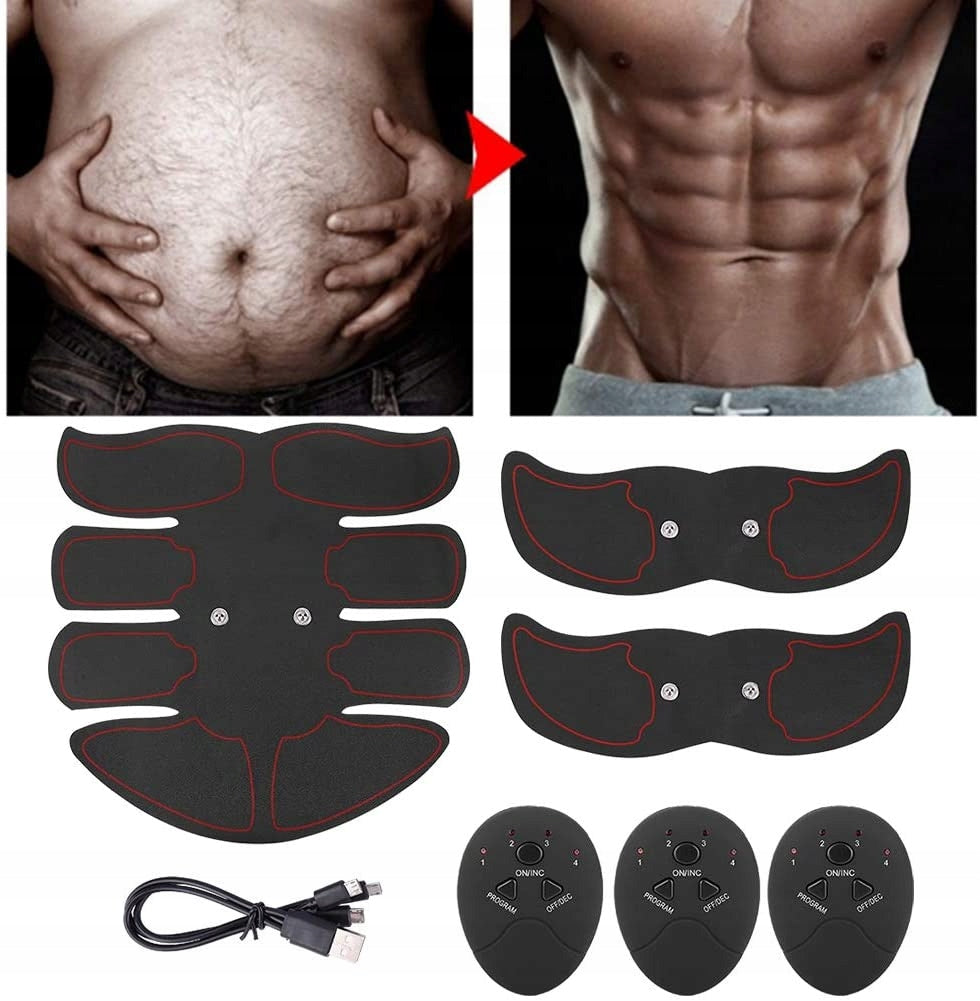 3in1 set ABS belly thigh muscle stimulator trainer Brand no brand