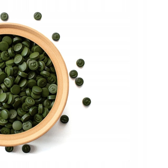 (3x 110g) Chlorella Pyrenoidosa Green Ways 1320pcs.330g Green Expiration date at least six months from the date of purchase