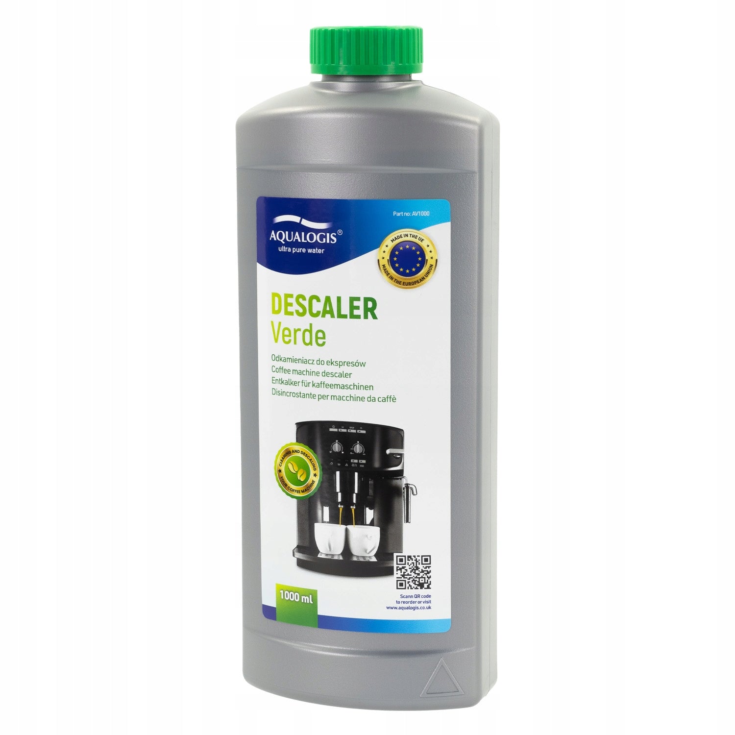 3x Filter for Delonghi AL-S002 + Descaler Verde 1L Manufacturer code Set_AL-S002_3szt_Verde750