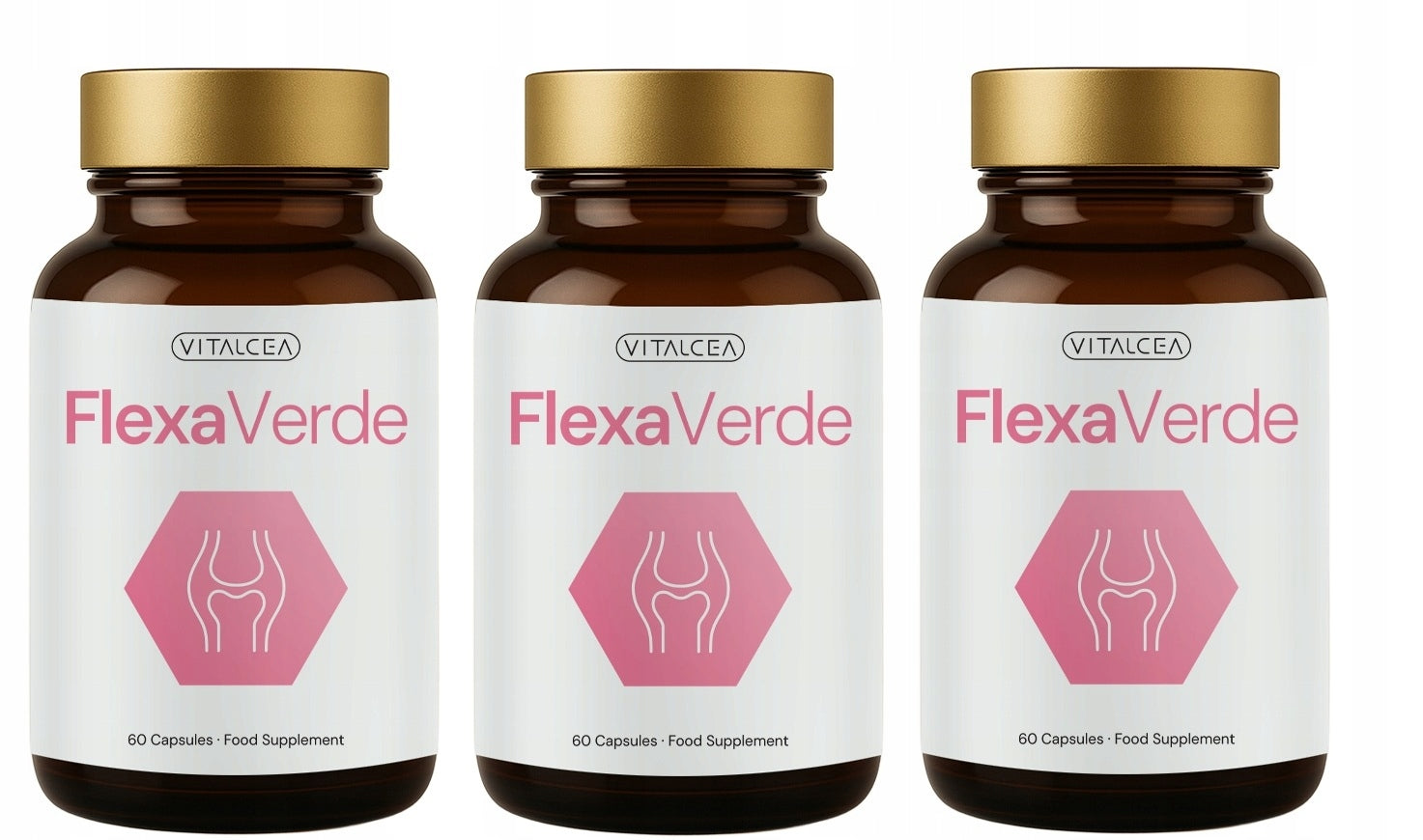 3x FlexaVerde - Natural Support for Healthy and Flexible Joints | 30 kaps