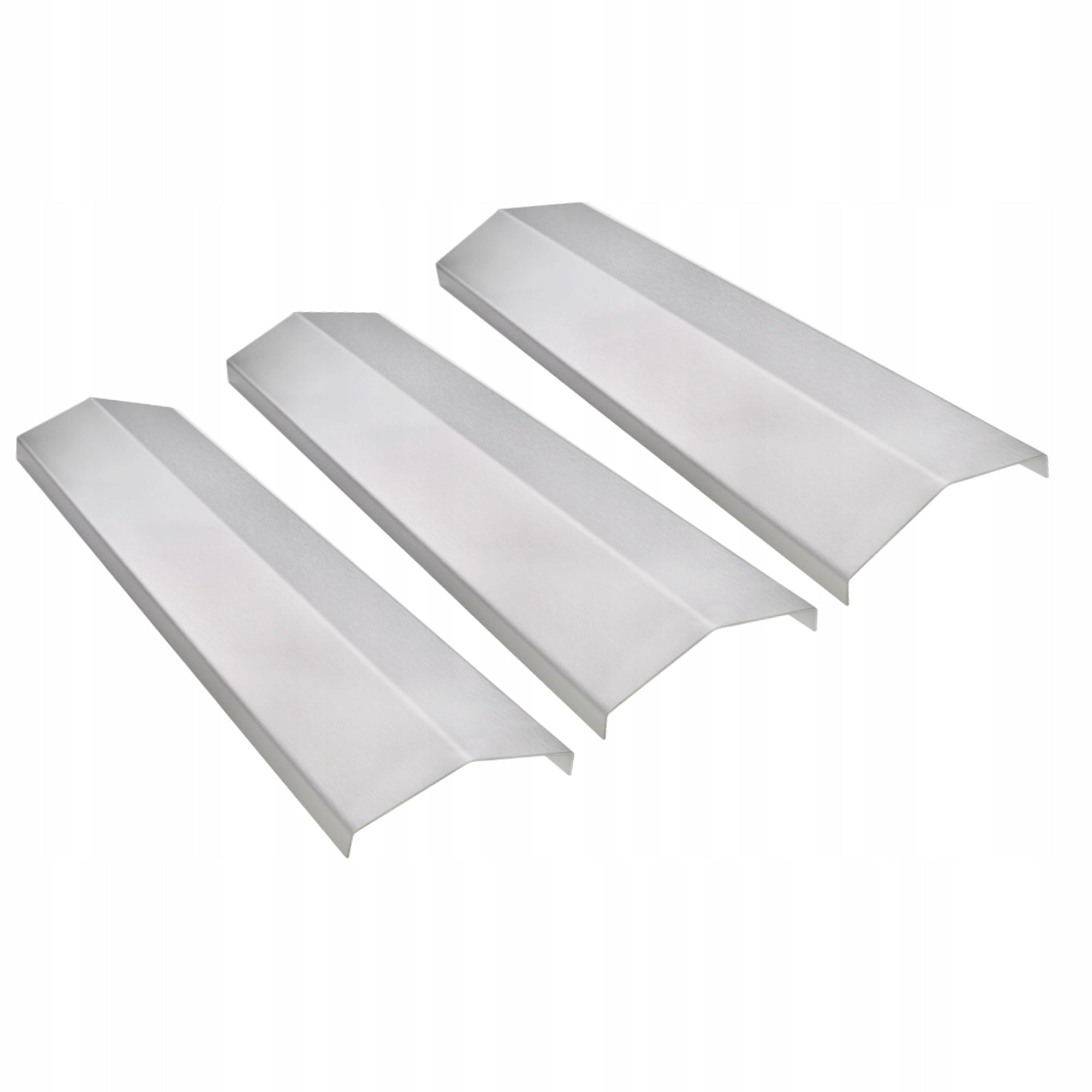 3x Gas Grill Burner Cover 34,5x9,5cm STAINLESS Aromazer