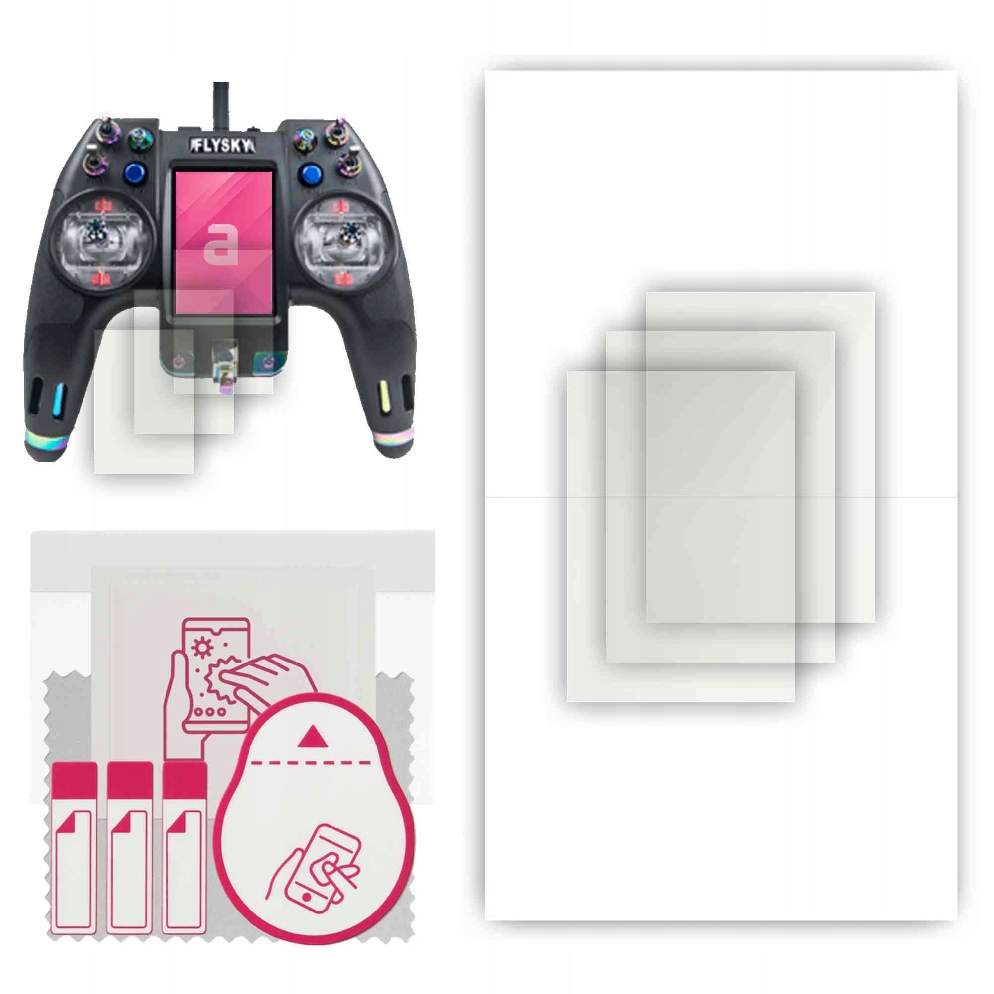 3x MATTE hydrogel film for FlySky NV14