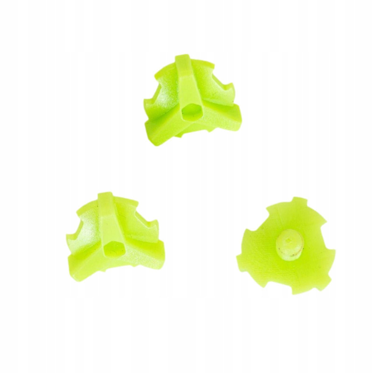 3x Motorcycle Helmet Screws PC Premium Outdoor Fasteners Universal green