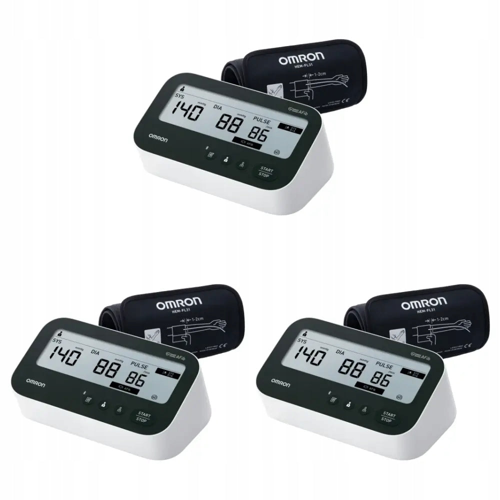 3x Omron M4 Connect Afib, shoulder blood pressure monitor, 1 piece