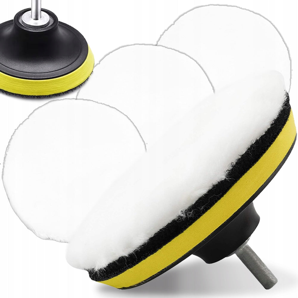 3x POLISHING PAD POLISHING PADS 150 VELCRO FUR FOR POLISHING VARNISH