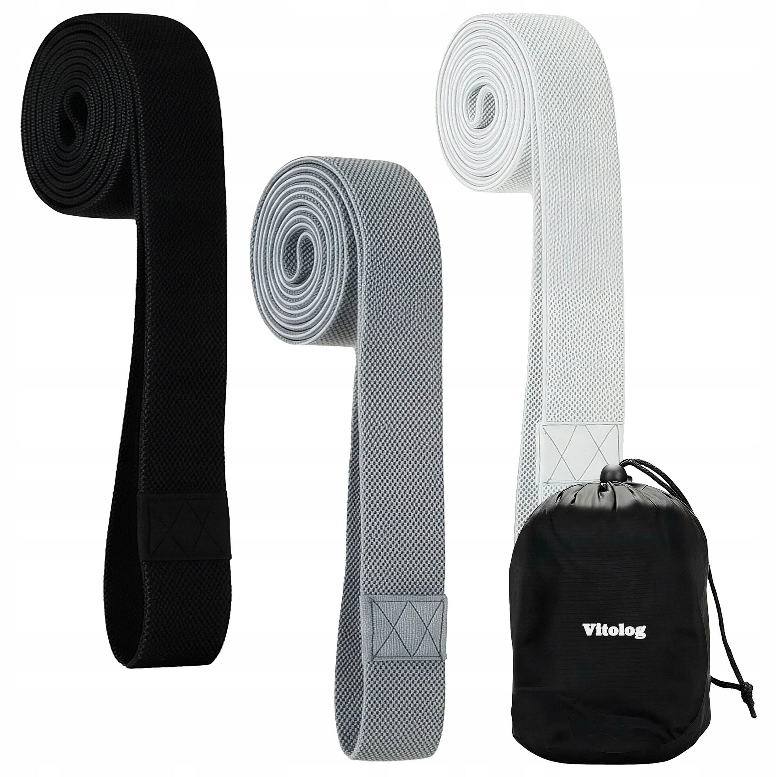 3x Rubber Material Resistance Bands for Exercise Fitness Pull-Up Training