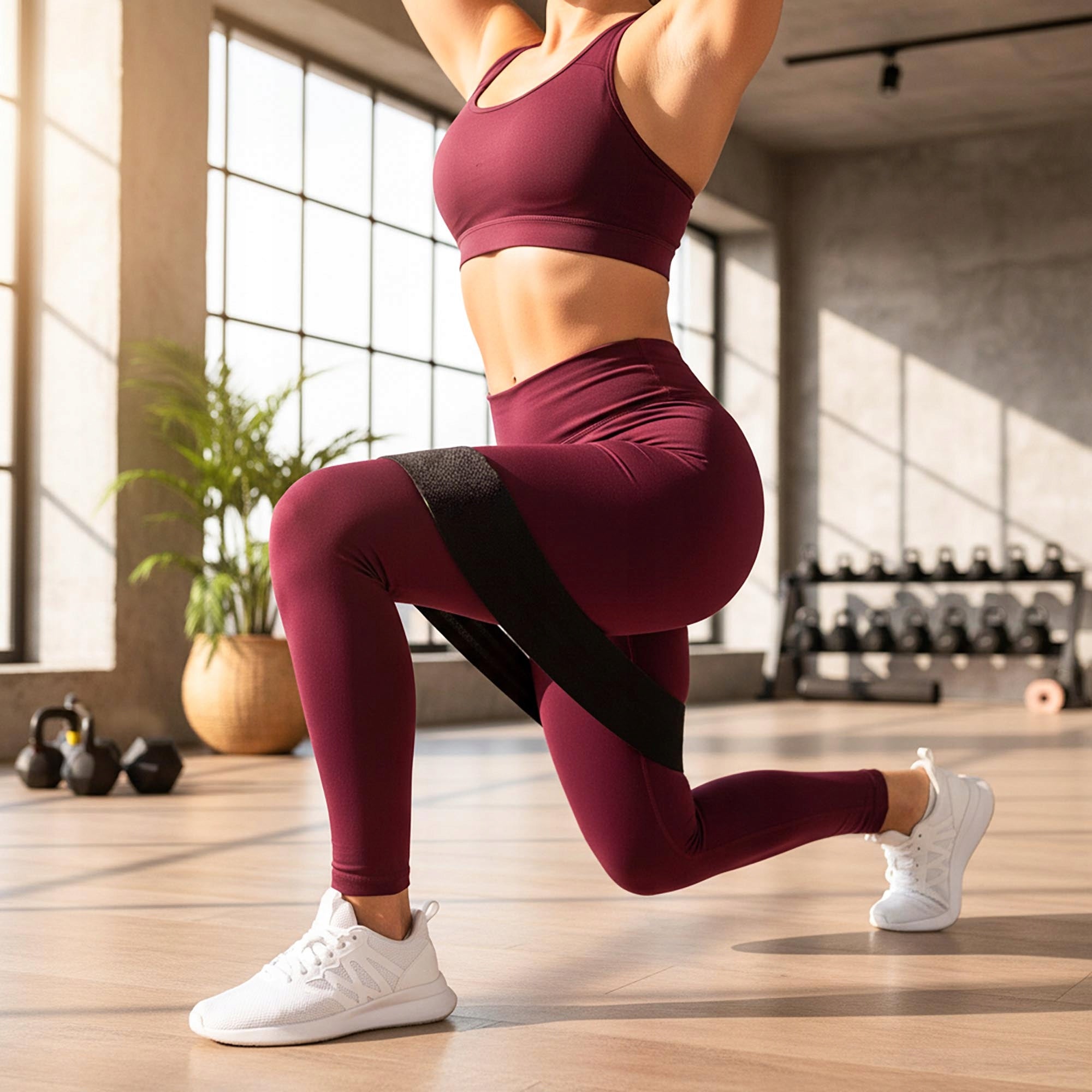 3x Rubber Material Resistance Exercise Tapes Fitness Mini Hip Band Number of pieces in the set 3