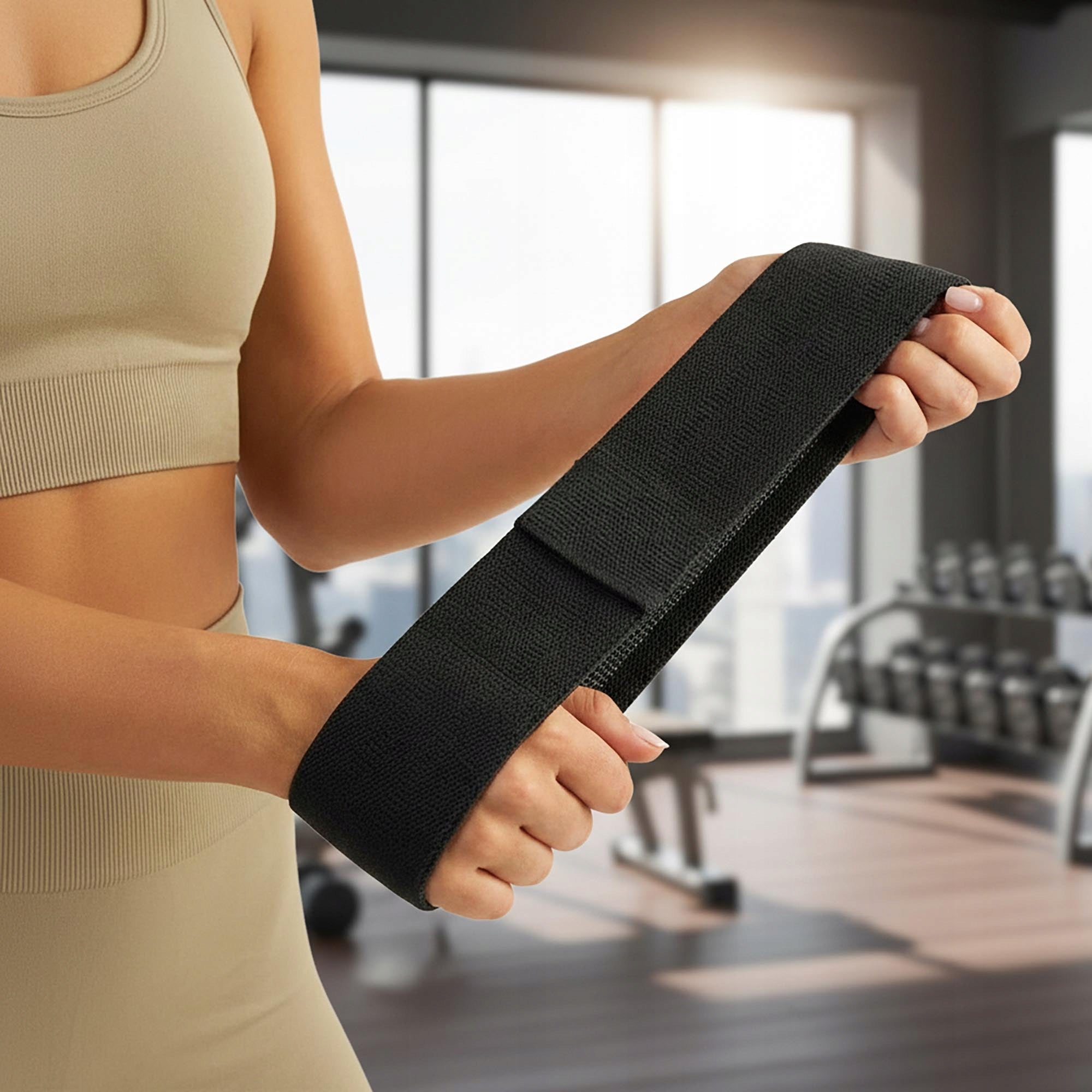 3x Rubber Material Resistance Exercise Tapes Fitness Mini Hip Band Product weight with unit packaging 0.116 kg