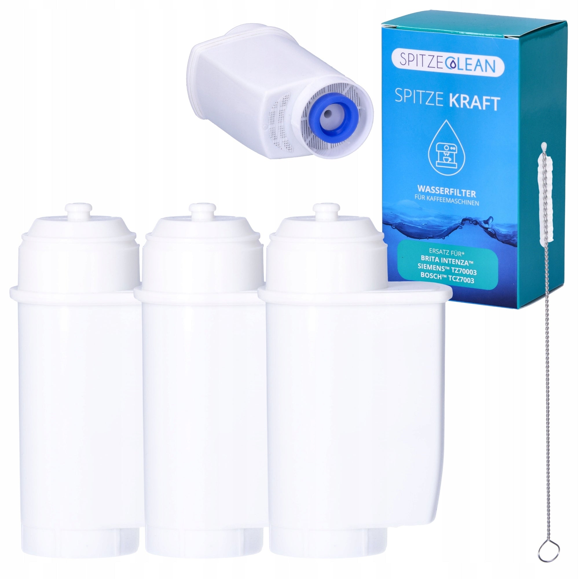 3x Spitze Kraft replacement filter for Brita Intenza TZ70003 467873
