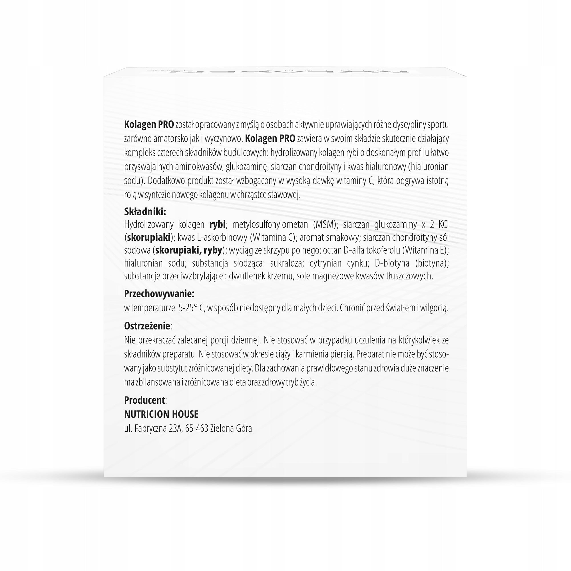 3x Supplement Nutricion House Collagen Pro 30 sachets pear flavor Brand Nutricion House