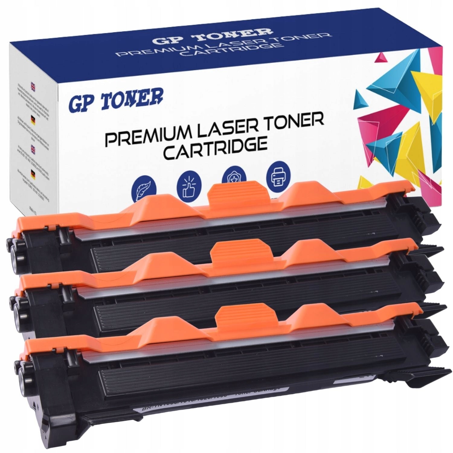 3x TONER FOR BROTHER HL-1110 TN-1030 1210WE DCP1610WE 1112E DCP-1512E 1510E